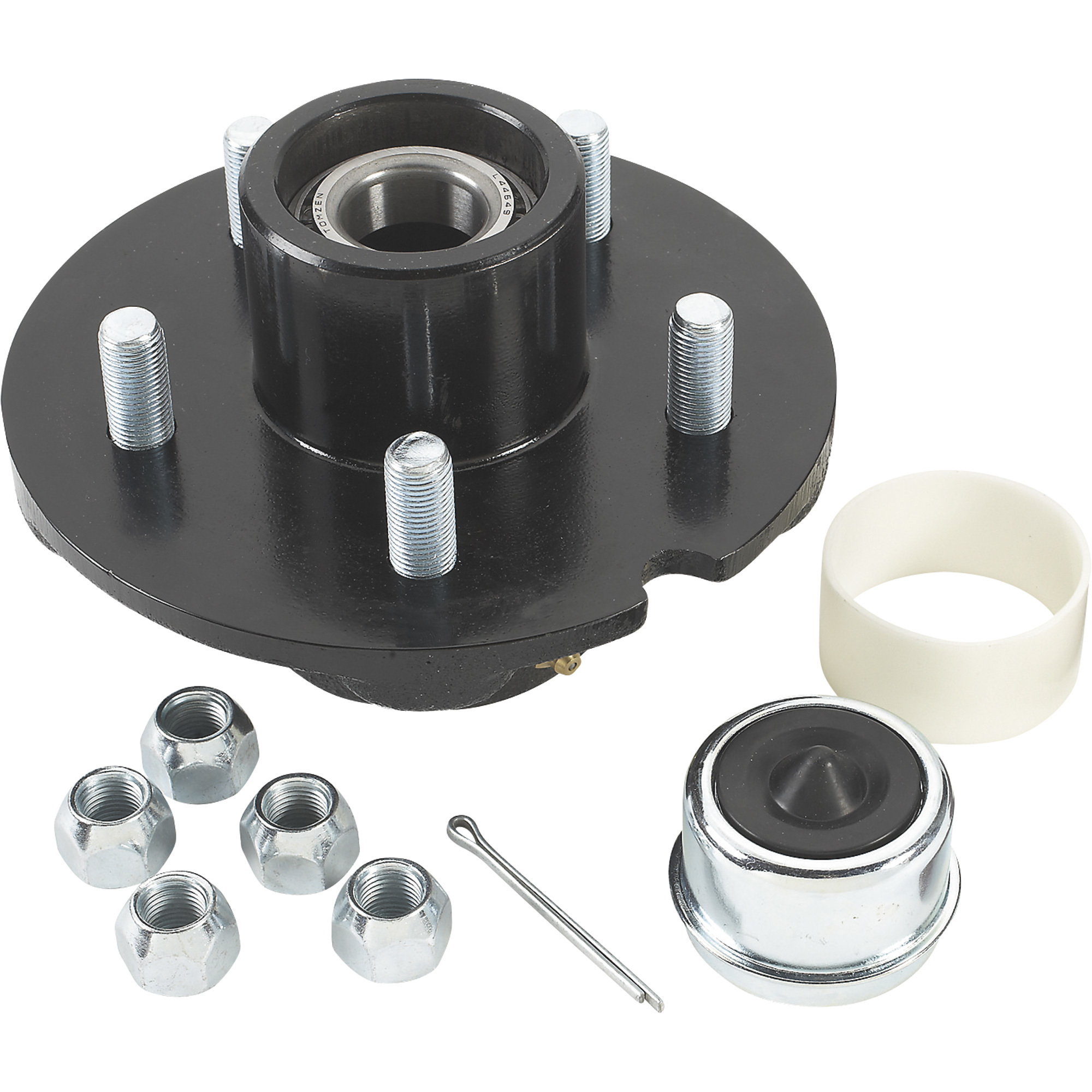 Ultra-Tow XTP Ultra-Pack Trailer Hub, 5 on 4-1/2in., 1750-Lb. Capacity
